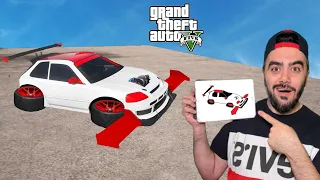 ÇIZDIGIM HERŞEY OYUNDA GERÇEK OLUYOR #02 - GTA 5 MODS