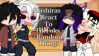 //Hashiras React To TikToks +Random Things||Part 1✨||//Demon Slayer Spoilers!