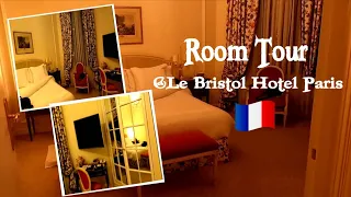 Room Tour at Le Bristol Hotel Paris + UNPACKING!
