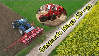 Semis de maïs 2023 / Gaspardo Maga et Valtra T