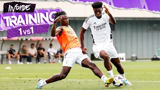 INTENSE 1v1 Real Madrid TRAINING session