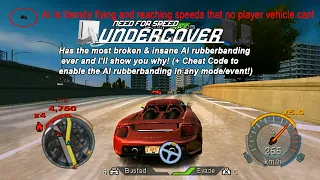 INSANELY BROKEN Cheating AI Rubberband Explained + Hack to Enable it Anywhere - NFS Undercover Wii