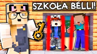 BELLA ZAMKNĘŁA NAS W SZKOLE NA 24 GODZINY w Minecraft! | Vito i Bella