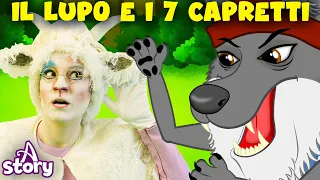 l Lupo e I 7 Capretti + Riccioli d'Oro e i Tre Orsi | Storie per Bambini Italiano|A Story Italian