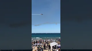 RAAF Roulettes Knife edge pass at the pacific air show