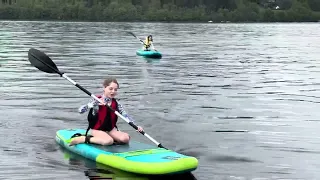 Learning to Paddle Board Canoe Style