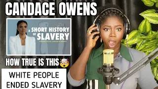 *I'M SO MAD!😡* CANDICE OWENS Schools BLACK PEOPLE That "WHITE PEOPLE ENDED SLAVERY"