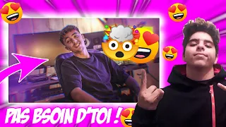 REACTION | Inoxtag - Pas b'soin d'toi ft. La Sirène (Clip officiel)