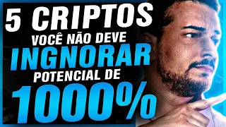 🚀 1.000% NESSAS CRIPTOS FICA LIGADO! 5 CRIPTOMOEDAS ALTCOINS EXPLOSIVAS PARA ESSE CICLO 2024 E 2025