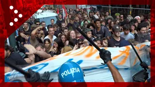 Meloni a Torino, ancora incidenti: la polizia manganella gli studenti