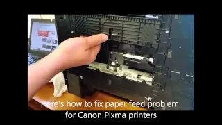 How to fix a Canon paper feed problem