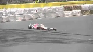 Newtons World Championship Downhill Longboarding Crash