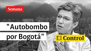 El Control a la ciudad de “ensueño” de Claudia López y su "autobombo"