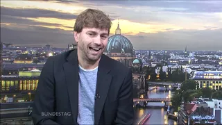 Aus dem Bundestag - MdB - Grüne Stefan Gelbhaar bei TV Berlin