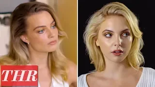 Margot Robbie Hair & Makeup Tutorial With Pati Dubroff & Bryce Scarlett | THR