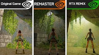 Tomb Raider VS Remaster VS RTX Remix | Graphics Comparison