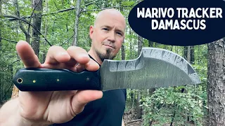 NEW Damascus Tracker Knife from WARIVO!