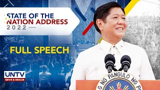 FULL SPEECH: 1st State of the Nation Address of President Ferdinand Marcos Jr.