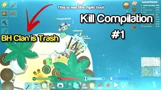 Starve.io - Kill compilation #1 / 1400k Highscore / BH Clan is TRASH /