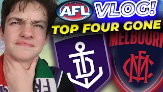 TOP FOUR HOPES GONE (AFL VLOG) Fremantle vs Melbourne 2022 Round 20