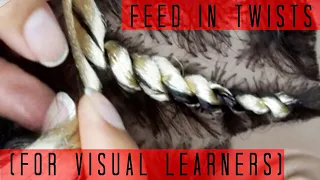 How To Do Feed in Twists | For Visual Learners