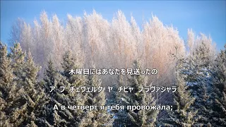 【和訳付き】一週間（ロシア民謡）"Неделька" - カタカナ読み付き