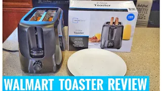 REVIEW Walmart Mainstays 2 Slice Toaster $10