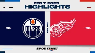 NHL Highlights | Oilers vs. Red Wings - February 7, 2023