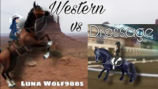 Western vs. dressage - Music vid. || HorseRidingTales