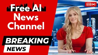 Create News Channel With AI for Free And Make Money Online | AI News Presenter Video