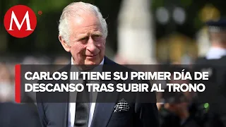 Rey Carlos III toma su primer día de descanso tras eventos oficiales por muerte de Isabel II