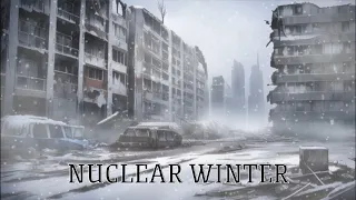 NUCLEAR WINTER | Dark Ambient, Icy Wind Sounds | ASMR Ambience