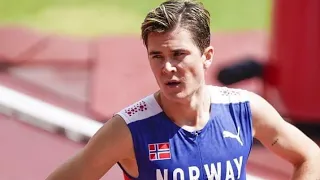 Jakob Ingebrigtsen Wins The Olympics Men's 1500m Race in Tokyo, Japan