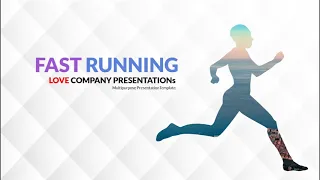 Fast Running PowerPoint Presentation template Design 2021