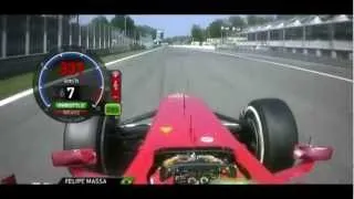 F1 2012 Felipe Massa Qualifying Lap Italian GP