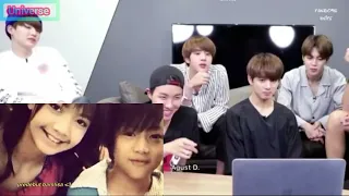 [Fanmade]BTS Reaction to Lisa and Bambam (got7)Friendship (p-1) #requestedvideo