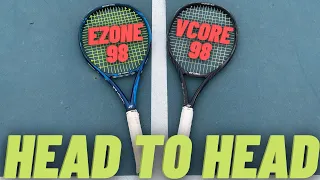 Yonex EZONE 98 VS Yonex VCORE 98 (305) Review And Performance Tests