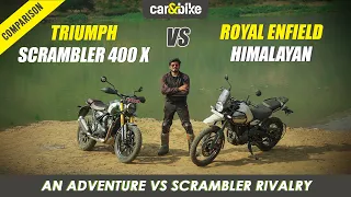 Royal Enfield Himalayan Vs Triumph Scrambler 400 X: Which one to buy? | Comparison | carandbike