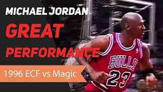 Revenge! Michael Jordan 1996 NBA ECF Great Performance