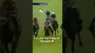 Going from LAST to FIRST to win a big race 😮👏 #horse #horseracing #animals #animalshorts