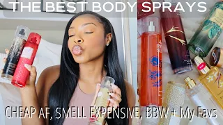 BEST BODY SPRAYS & FRAGRANCE MISTS | AFFORDABLE BODY MISTS & SMELL LIKE PERFUMES! MOST COMPLIMENTED