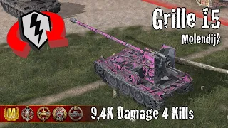 Grille 15  |  9,4K Damage 4 Kills  |  WoT Blitz Replays