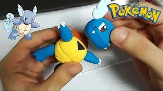 Squirtle evolves! Sculpting Wartortle Water-type Pokémon in Clay