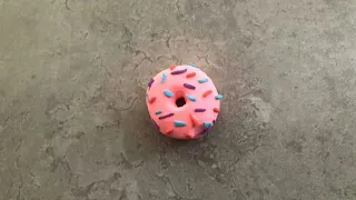 Пончик из легкого пластилина🍩