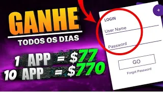 APP Todos os Dias = Ganhe $ 77+ Cada Vez (GRÁTIS) Ganhe Dinheiro Online | play negocios