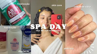 SPA DAY *completo* | unhas, cabelo, skin care, corpo 💗💆🏻‍♀️