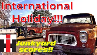 IH  International holiday!!! Saving some old trucks from the junkyard!