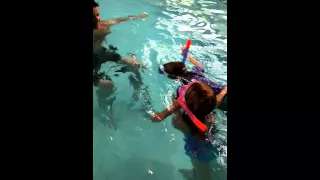 Birthday swimming