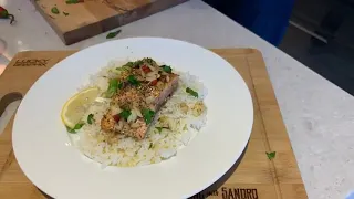 Garlic Butter Trout. (recipe).