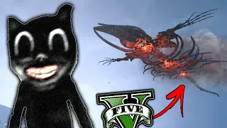 CARTOON CAT CAÇANDO o MONSTRO VOADOR no GTA 5 ! (GATO FANTASMA)